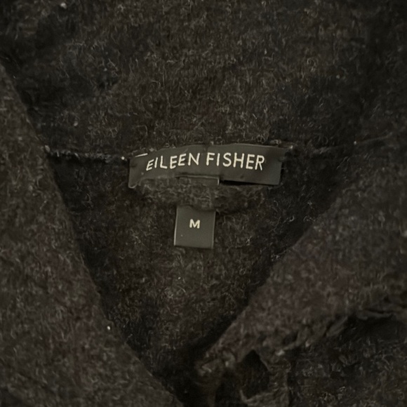 Eileen Fisher Merino Wool Cardigan Sweater SZ M - Picture 3 of 3